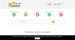 Desktop Screenshot of farmaciazanini.it