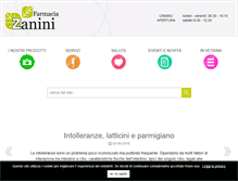 Tablet Screenshot of farmaciazanini.it